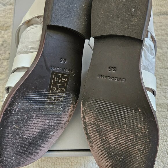 Everlane Brazilian Leather Fisherman Sandal White Size 6.5 - Picture 2 of 3